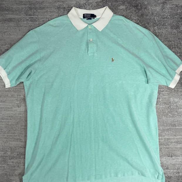 90s MADE IN USA Polo RL PK
