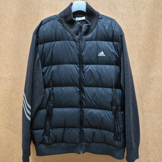 아디다스골프 구스다운 니트패딩