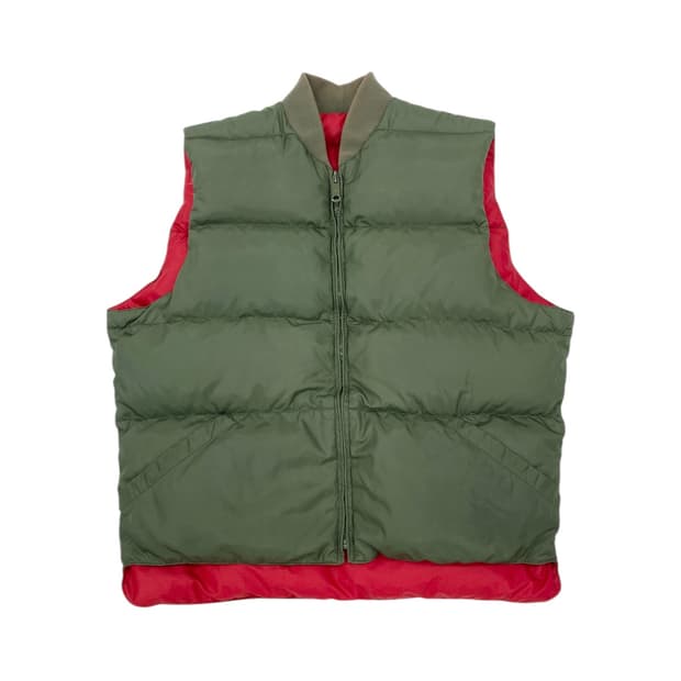 7-80's Farwest Downwear 양면 다운 베스트