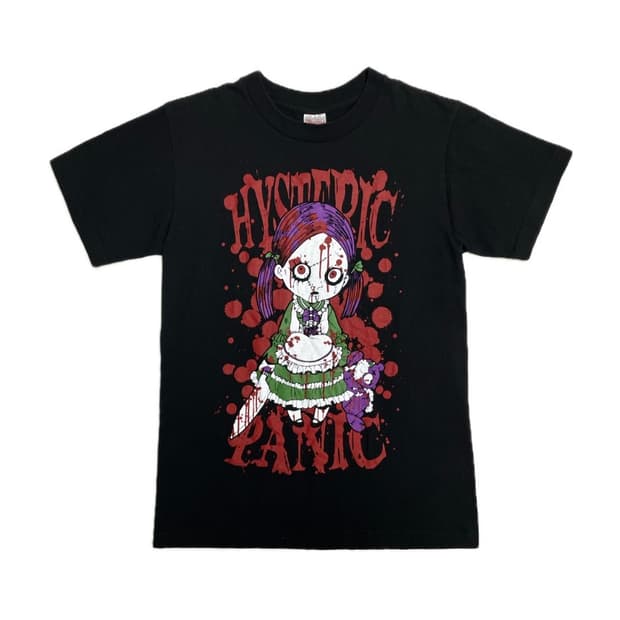 캐릭터 프린팅 애니 프린팅 펑크 갸루 y2k 고스 지뢰계