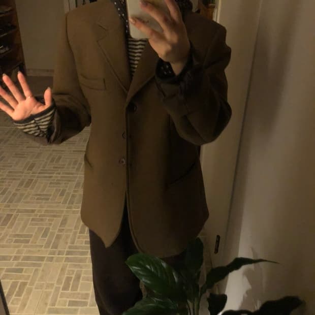 페스토 도트 스트라이프 후디 다크문