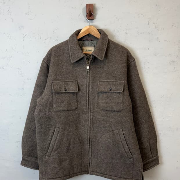 엘엘빈 90s 빈티지 울 자켓