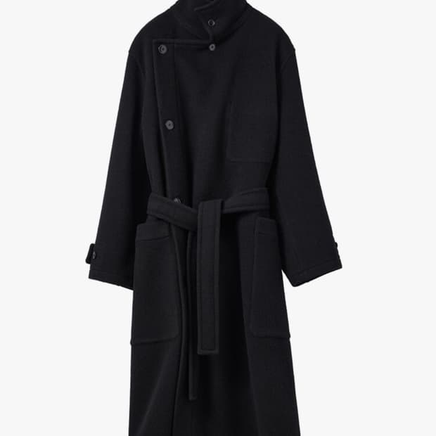 [S]24AW 르메르 랩 코트 블랙