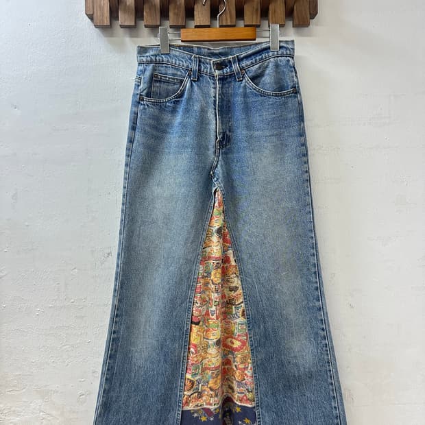 Levi’s 70-80s Denim 빈티지 오렌지탭 517 커스텀 스커트