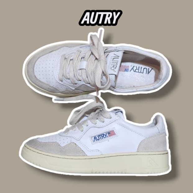 37/ AUTRY 오트리 메달리스트 스웨이드 스니커즈 /0430