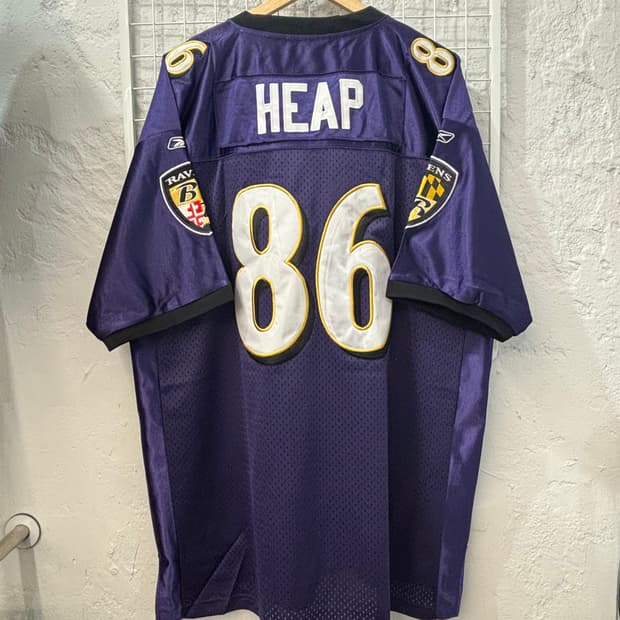 NFL X 리복 볼티모어 레이븐스 퍼플 럭비져지 3XL