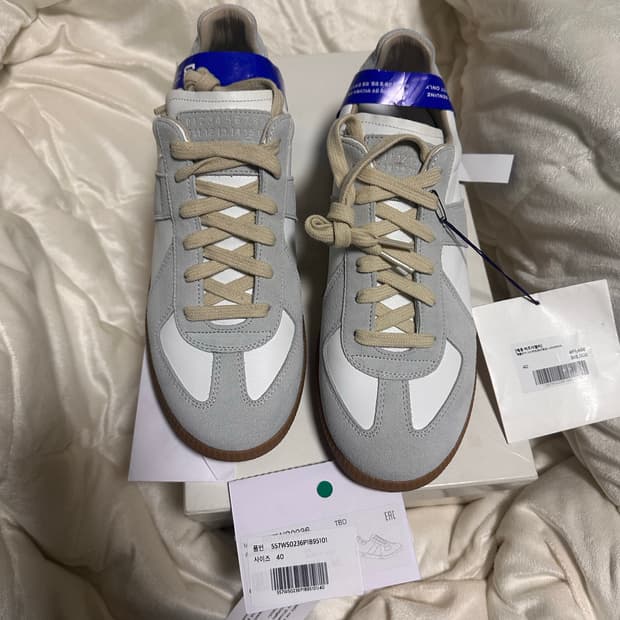 메종 마르지엘라 카프스킨 레플리카 스니커즈(독일군)