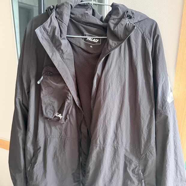 팔라스 후드 쉘러 자켓 블랙(xl)