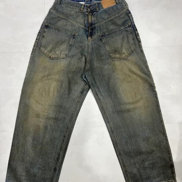 [3] 프로젝트gr 프로젝트지알 코티드 백워드 팬츠