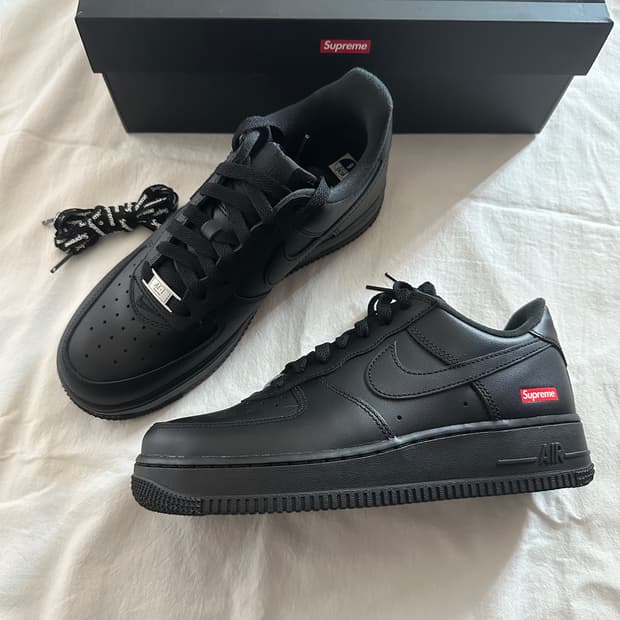  [240]나이키x슈프림 포스 로우 블랙 새상품