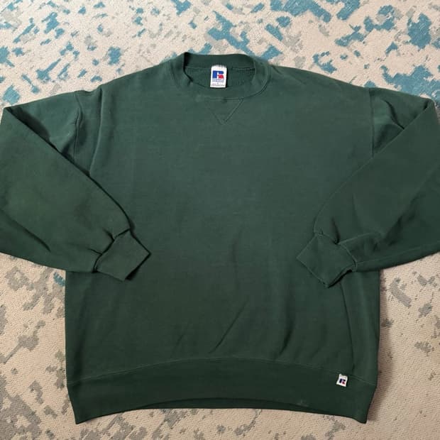 러셀 애슬레틱 스웻 셔츠 맨투맨 그린