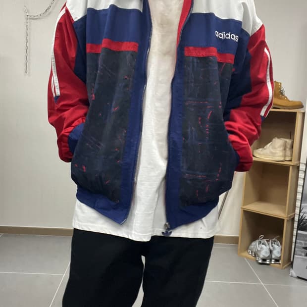 (XL~2XL)90'S 아디다스 빅로고 바막-M2000