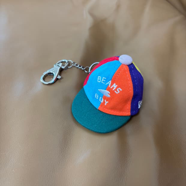 빔즈 키체인 멀티 컬러 캡 열쇠고리