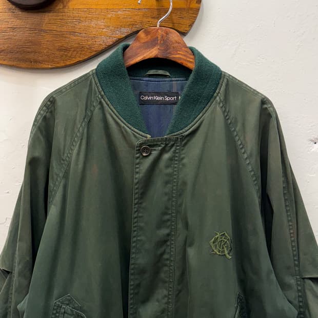 L) Calvin Klein Sport Warm-Up Bomber Jac