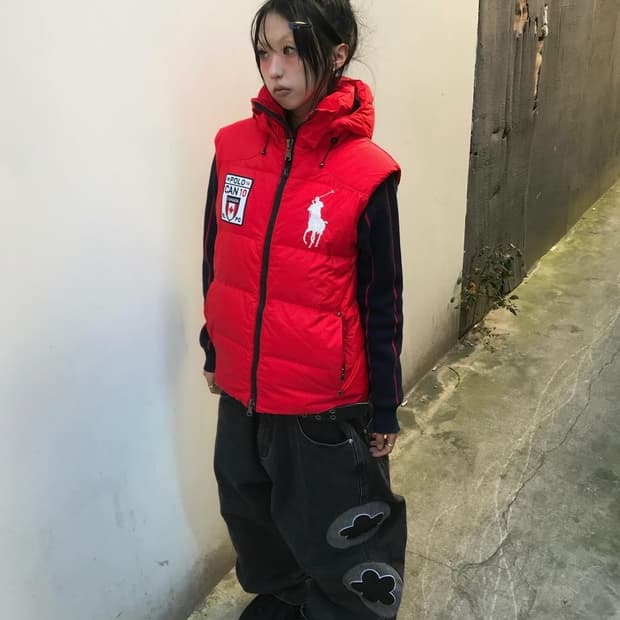 Polo Big Pony Padded Vest ⭐️Rare⭐️