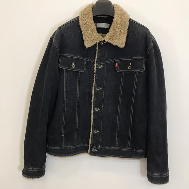 리바이스 양털 쉐르파 데님자켓 [105사이즈]