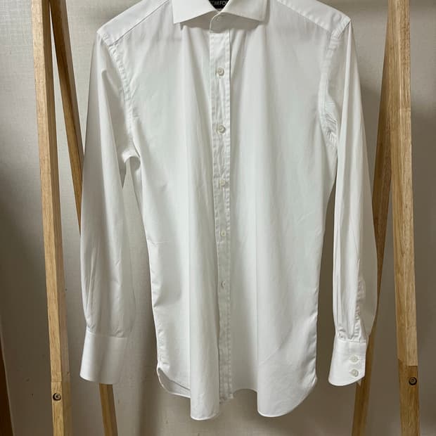 톰 포드 남성 흰색 셔츠 40/15