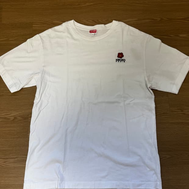 KENZO 겐조 화이트 반팔 티셔츠 XL