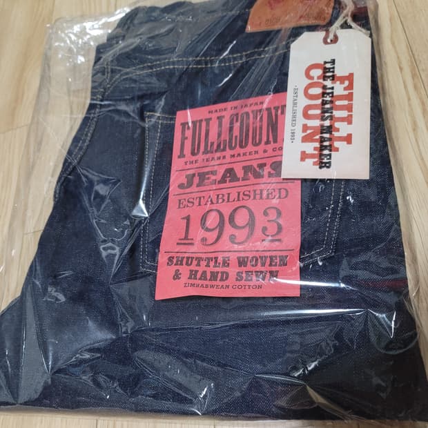 풀카운트 0105 원워시 35사이즈 새상품