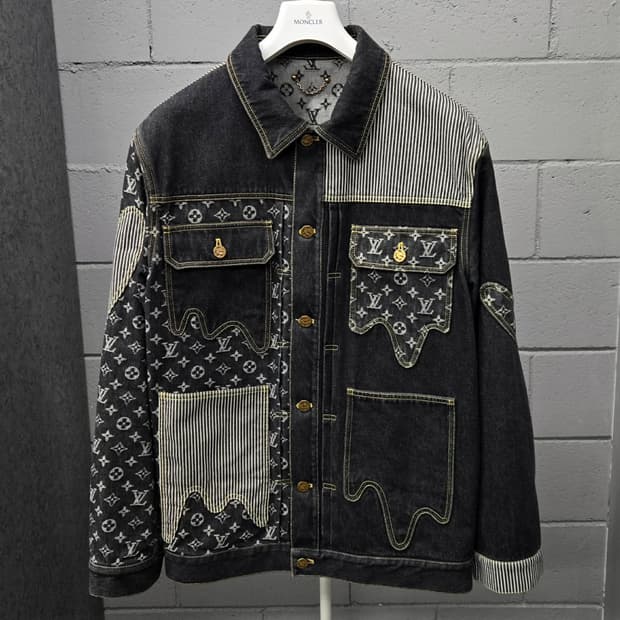 (52) 루이비통 LV 모노그램 니고 크레이지 데님 청자켓