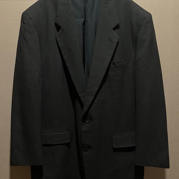 이세이미야케 차콜 릴렉스핏 블레이저 L