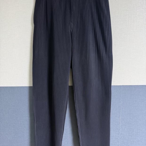 이세이미야케 옴므플리세 팬츠 네이비 2사이즈 매장판
