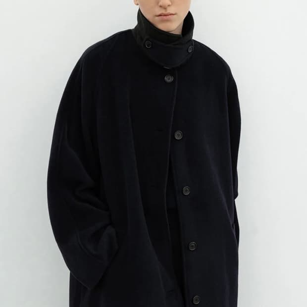 Lfm raglan wool long coat