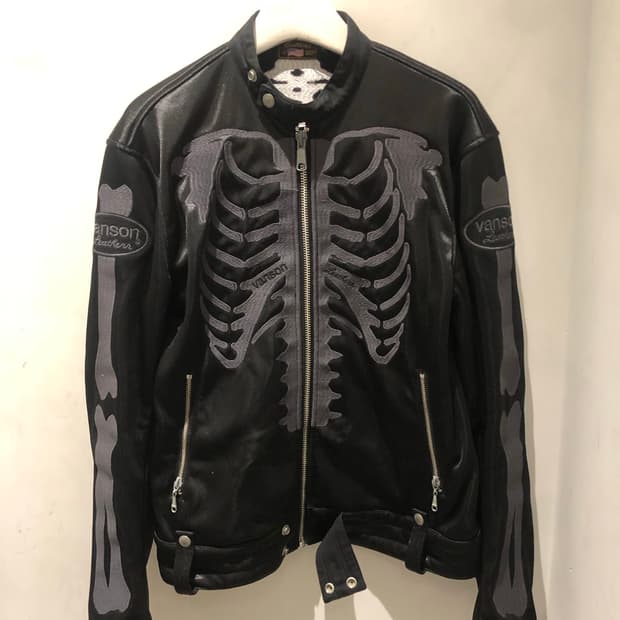 밴슨레더 본 라이더자켓