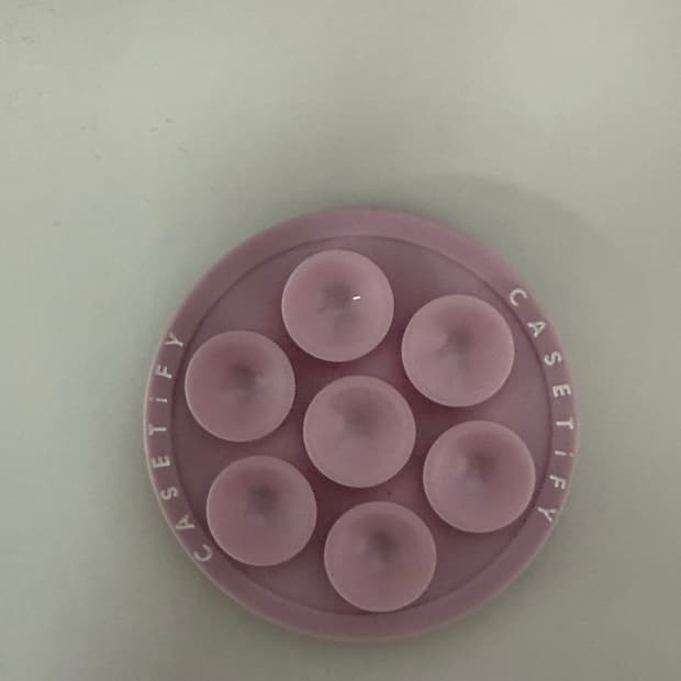 케이스티파이 맥세이프 그립톡 핑크