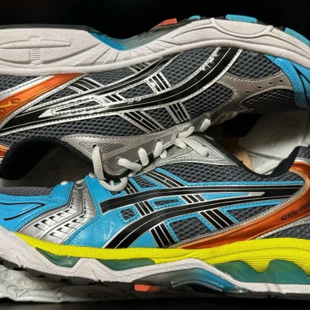 [295] 아식스 x 안젤로 바크 젤 카야노 14 블루 멀티