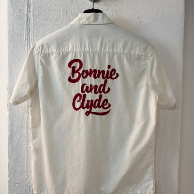 히스테릭 글래머 보니 앤 클라이드 볼링 셔츠