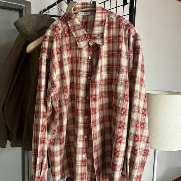 넌블랭크 체크셔츠