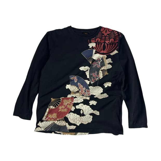 [JPN] 빈티지 오리엔탈 프린팅 롱슬리브