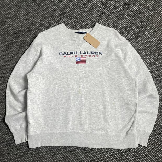 폴로 랄프로렌 스포츠 성조기 스웻셔츠 맨투맨 o 4937