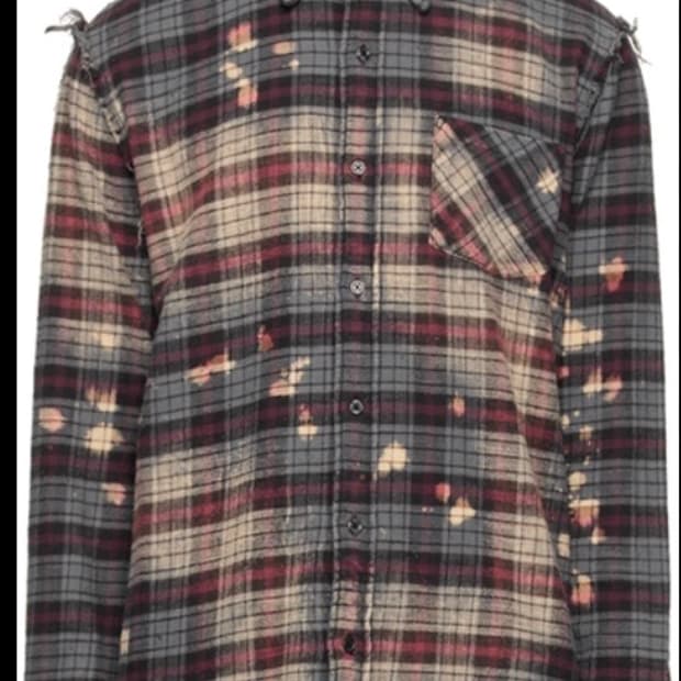 R13 블리치드 셔츠 팔리할리우드 뤡코즈 블라인드파일즈