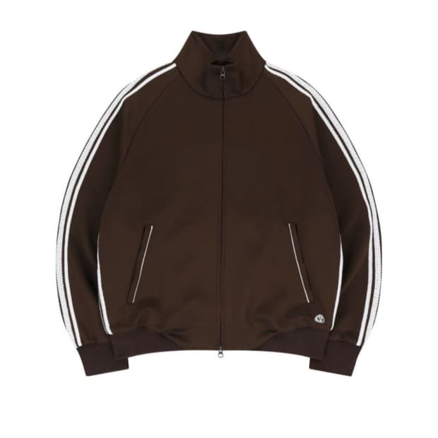 코이세이오 레이스 트랙 자켓 브라운 lace track jacket