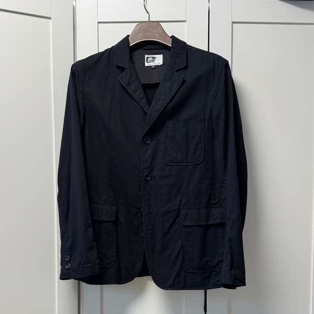 엔지니어드 가먼츠 립스탑 베이커 자켓 블랙