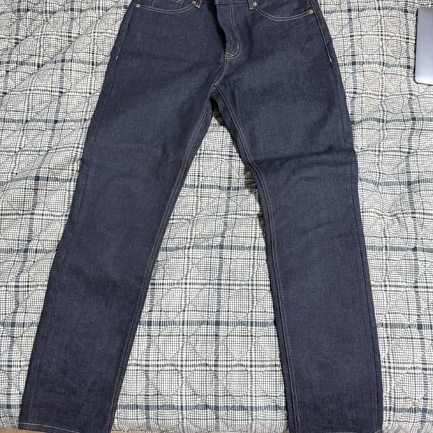 에비수 데님팬츠