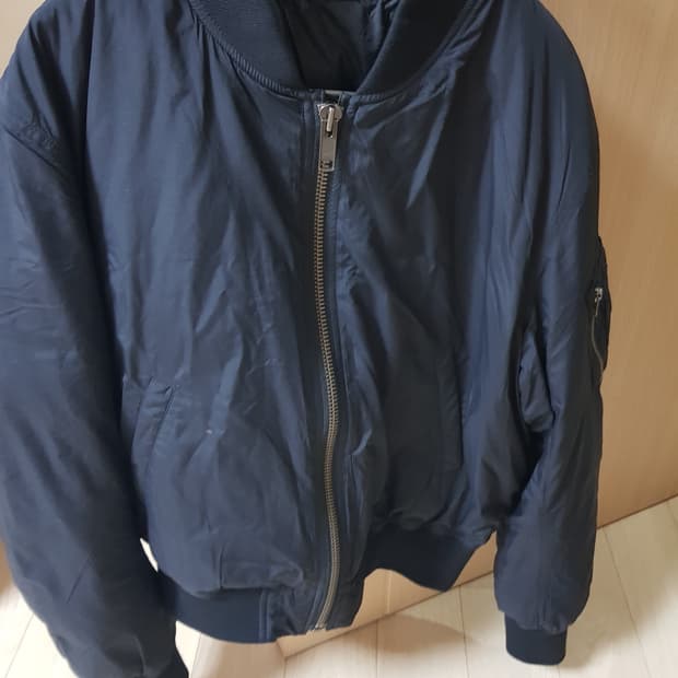 무인양품 muji labo ma-1 항공 점퍼 블랙