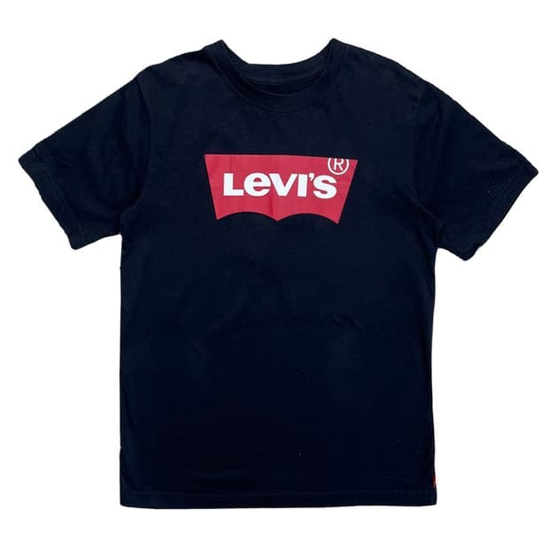 LEVI'S 빅로고 티셔츠 블랙 L
