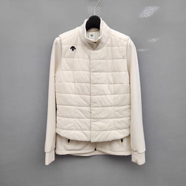 데상트 여성 하이브리드 자켓 패딩조끼 경량패딩