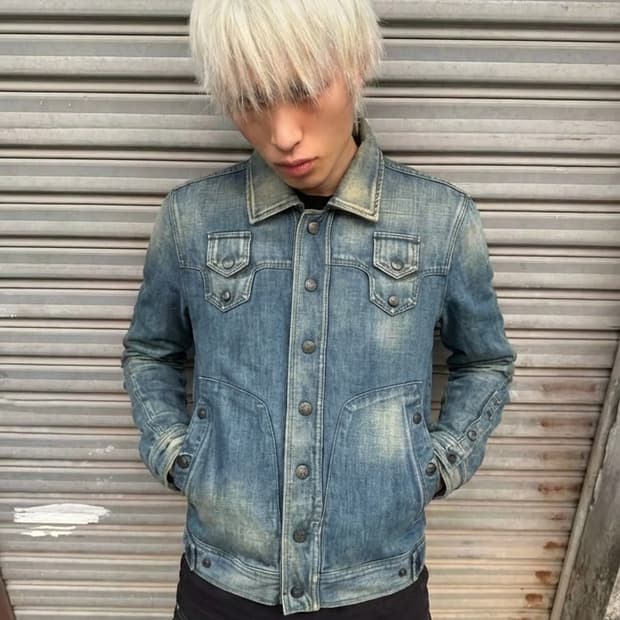 디젤 워시드 데님자켓