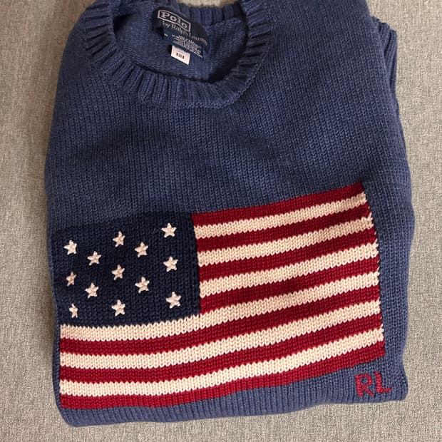 폴로 랄프로렌 25ss 성조기 니트