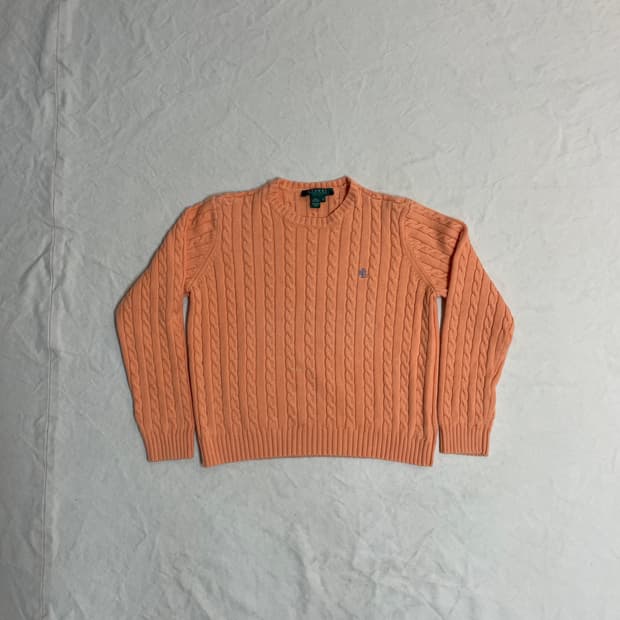 폴로 케이블 니트 