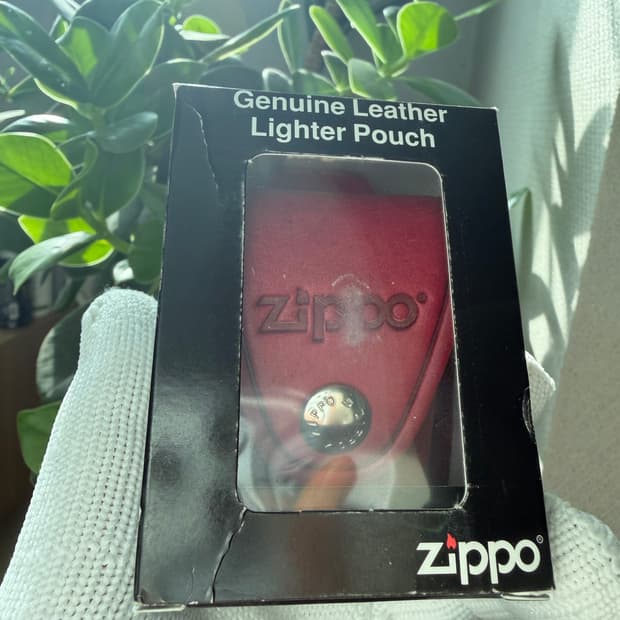 오리지널 zippo 라이터 가죽 케이스