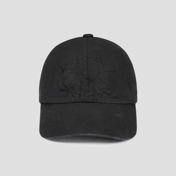 ROUND STAR CAP (BLACK)