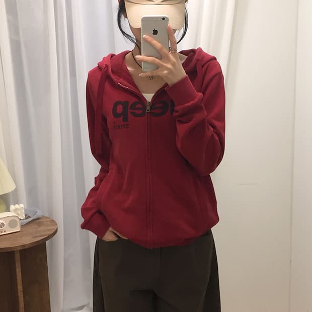 Women Jeep Hood Zipup 95~100