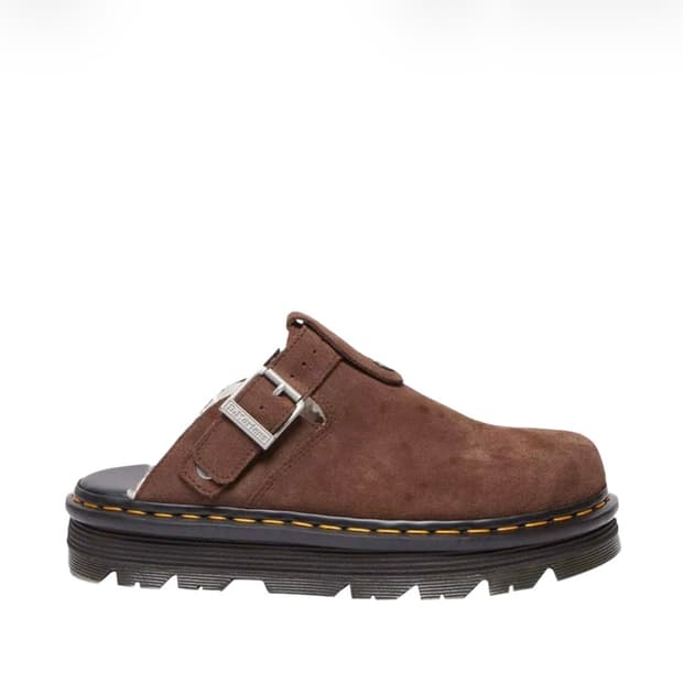 닥터마틴 제브잭 스웨이드 뮬 다크브라운 240