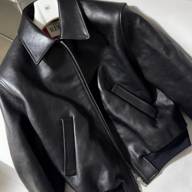 렉토 26ss 벤 고트 레더 자켓 M