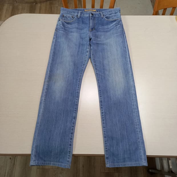 31 유니끌로 S001 워싱 일자진 연청 31-473